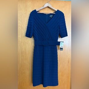 Adrianna Papell Elegant Navy Blue Dress NWT size 10
